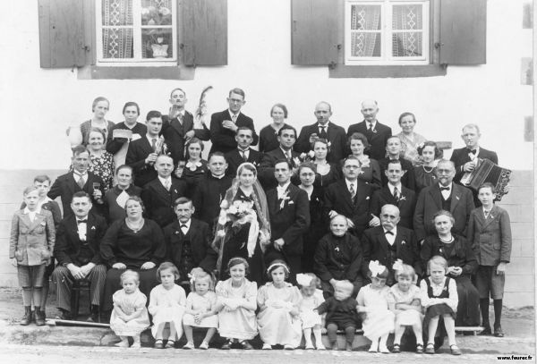 Kautzmann Marie-Barbe & Fuchs Georges
Mariage le 27 mai 1938 à Forstheim
Keywords: Kautzmann Fuchs